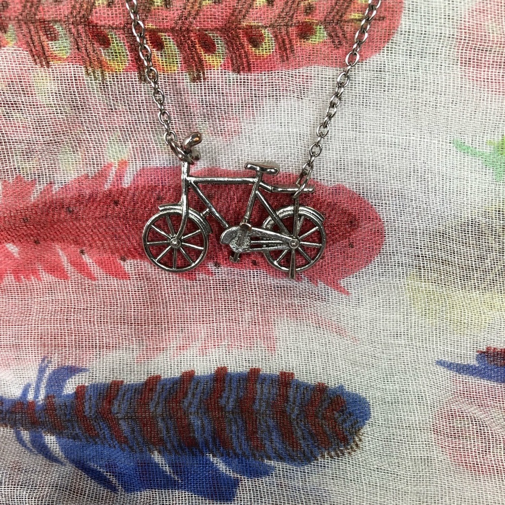 Bicycle Pendant Necklace